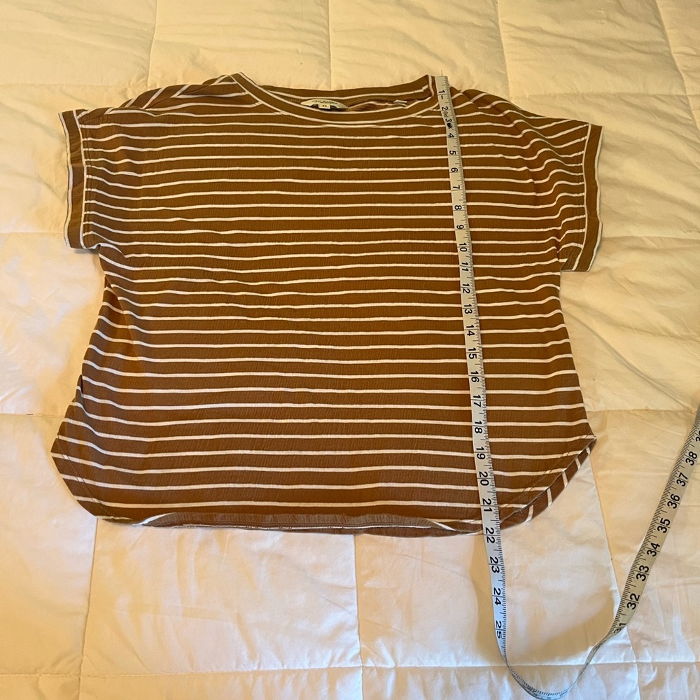 Max Studio size XS striped tee - Picture 6 of 6
